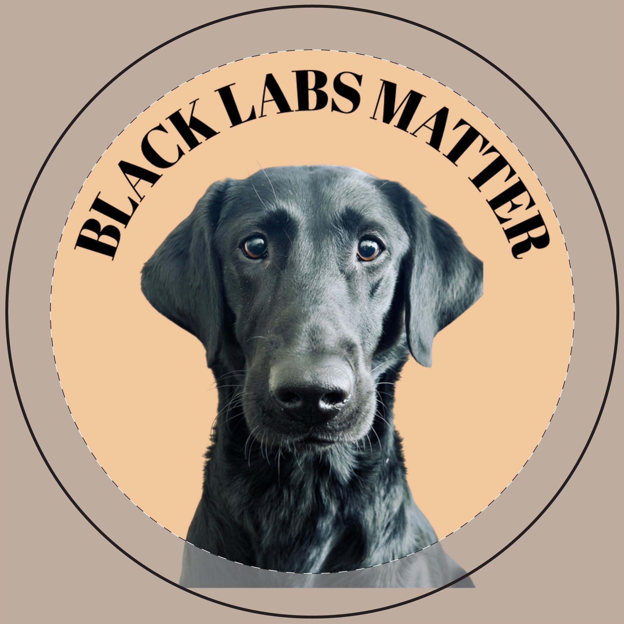 Black Labs Matter Soy Candle